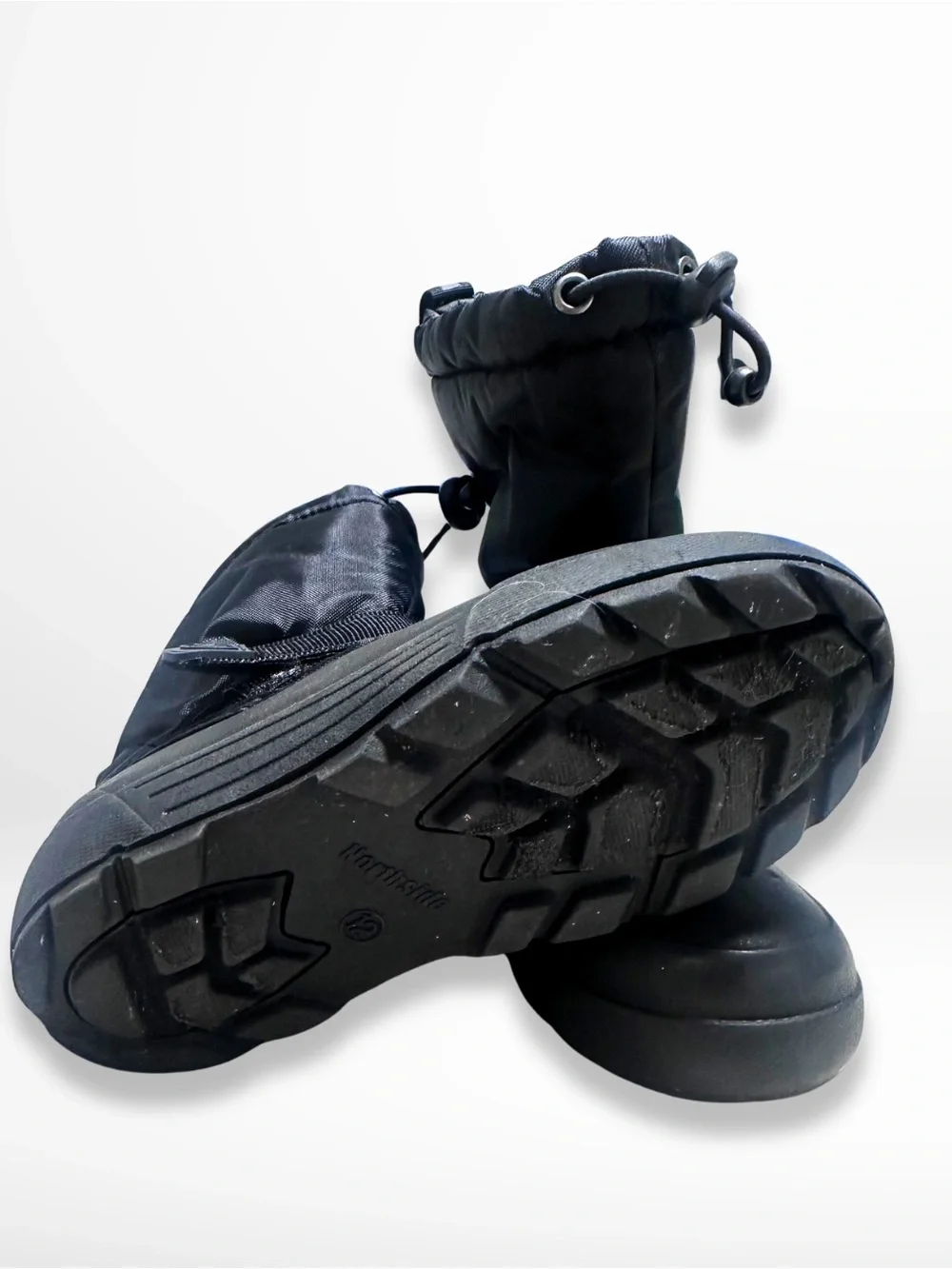Kids Black Snow Boots - Unbranded